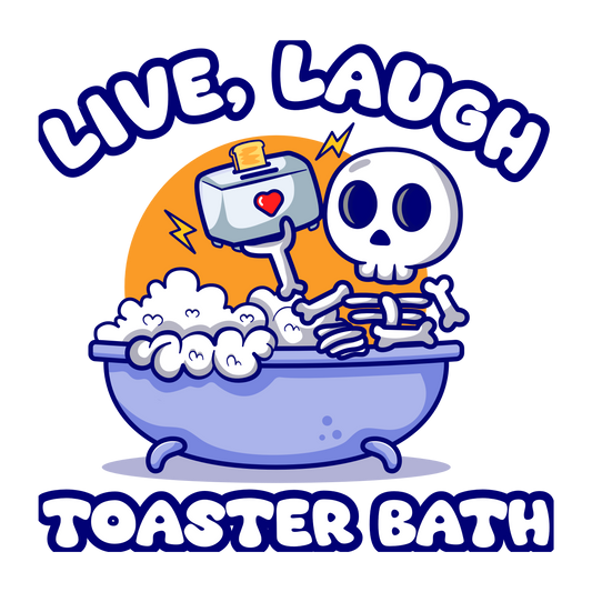 Live, Laugh, Toaster Bath - Unisex T-Shirt