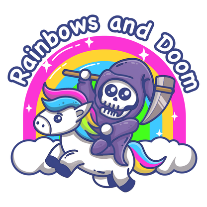 Rainbows and Doom - Unisex T-Shirt