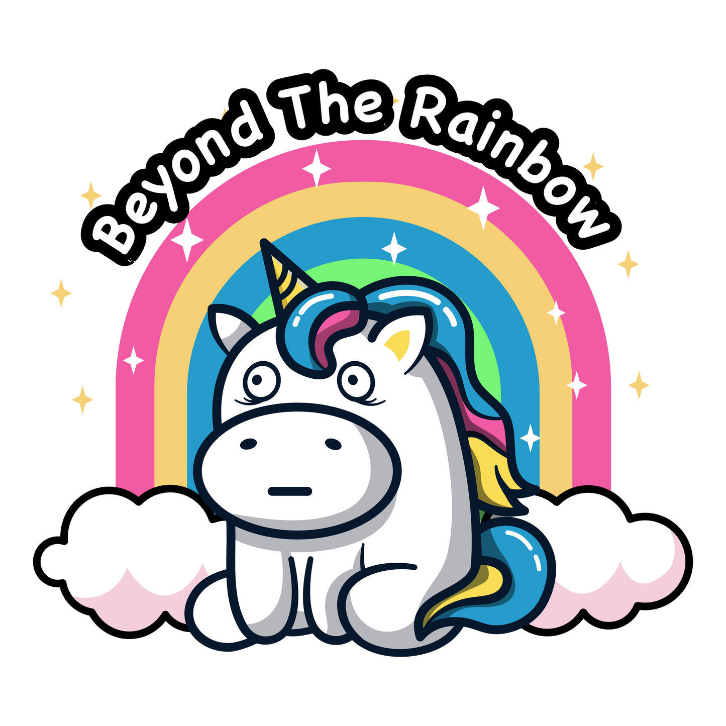 Beyond the Rainbow T-Shirt – Where Whimsy Meets the Weird